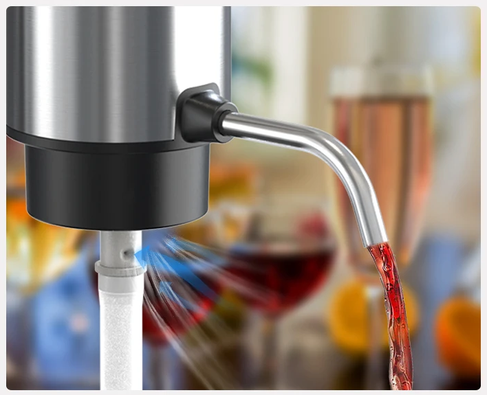 Elektrisk Vin-Decanter - ilter automatisk din vin på sekunder
