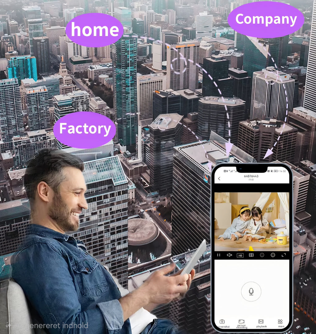 Mini videokamera med praktisk magnet SPECIALPRIS
